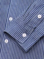 Streetwear Red Star Striped Long Sleeve Shirt - Image 4