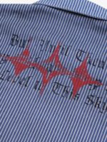 Streetwear Red Star Striped Long Sleeve Shirt - Image 7