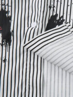 Street Dark Faux Two-Piece Striped Shirt - 2514 - Image 9