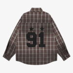 Vintage Distressed Patchwork Star Plaid Shirt