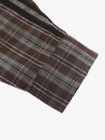 Vintage Distressed Patchwork Star Plaid Shirt - Image 5