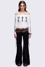 Look at Me White Off-Shoulder Top - Image 2