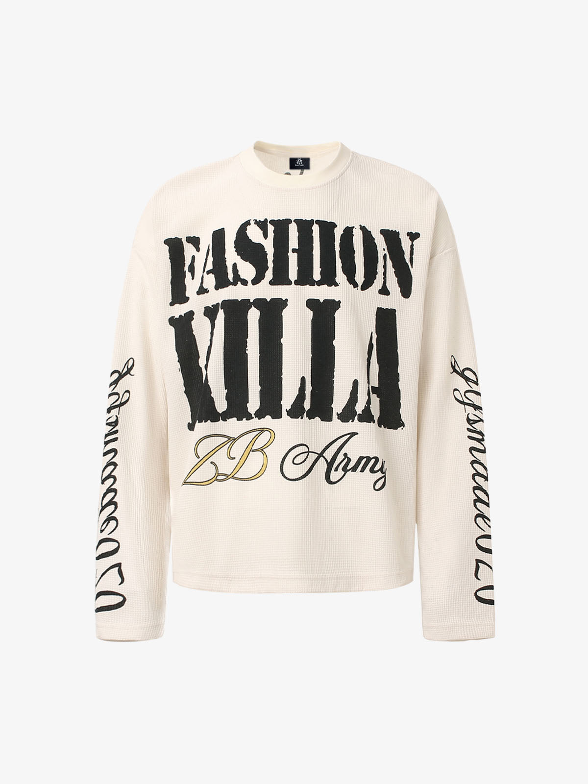 ea04c4eee8b3491babbb698af997e0ef.jpg Retro Letter Print Long-Sleeved T-Shirt - Image 1