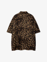 Vintage Wild Leopard Print Button-Up Shirt - 2017 - Image 4