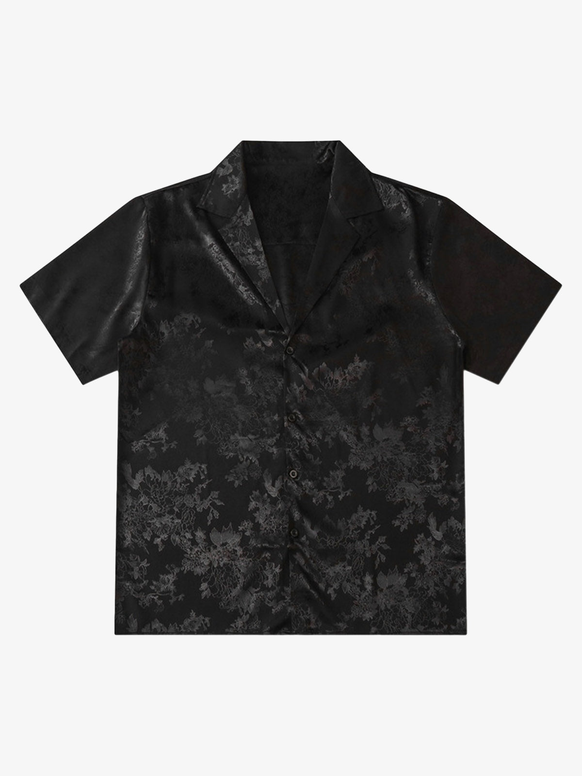 image1_f9f8dc33-d3e9-47f0-a704-6088f93f8a56.jpg Thesupermade Leaves Pattern Black Vintage Shirts - Image 1
