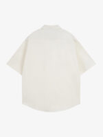 Oversized Graphic Cartoon Letter Print Short-Sleeve Shirt - Image 3