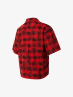 Street Creative Pin Print Plaid Shirt - Image 4