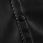 Cleanfit Short-Sleeve PU Leather Shirt