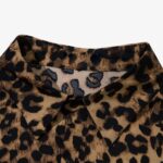 Vintage Wild Leopard Print Button-Up Shirt - 2017