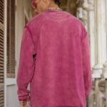 Thesupermade Washed Edge Long Sleeve T-Shirt