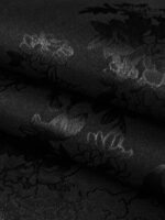 Thesupermade Leaves Pattern  Black Vintage Shirts - Image 5