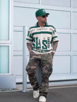Thesupermade Contrast Color Slash Polo Shirt - Image 5