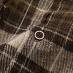 Retro Ripped Patchwork Long Sleeve Plaid Shirt
