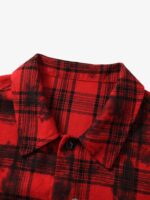 Street Creative Pin Print Plaid Shirt - Image 6