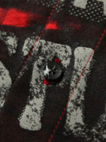 Street Creative Pin Print Plaid Shirt - Image 7