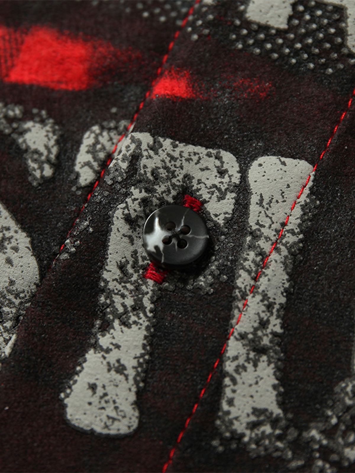 image7_df2aec39-8c7d-4f37-86fe-ce0e3bab8d49.jpg Street Creative Pin Print Plaid Shirt - Image 1